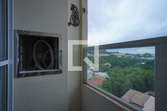 Sala - Varanda de apartamento à venda com 2 quartos, 44m² em Morro Santana, Porto Alegre