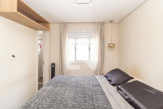 Quarto 1 (Suíte) de apartamento à venda com 2 quartos, 56m² em Chácara Seis de Outubro, São Paulo