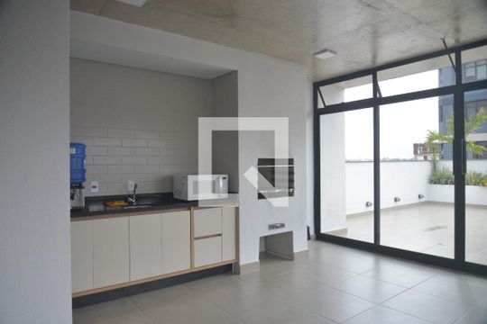 Área comum - Churrasqueira de apartamento para alugar com 2 quartos, 46m² em Campestre, Santo André