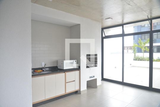Área comum - Churrasqueira de apartamento para alugar com 2 quartos, 46m² em Campestre, Santo André