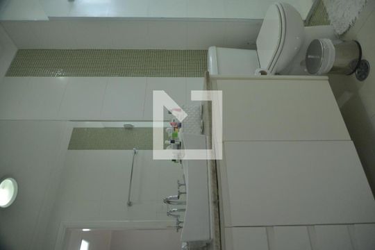Banheiro da Suíte de apartamento à venda com 2 quartos, 85m² em Jardim, Santo André