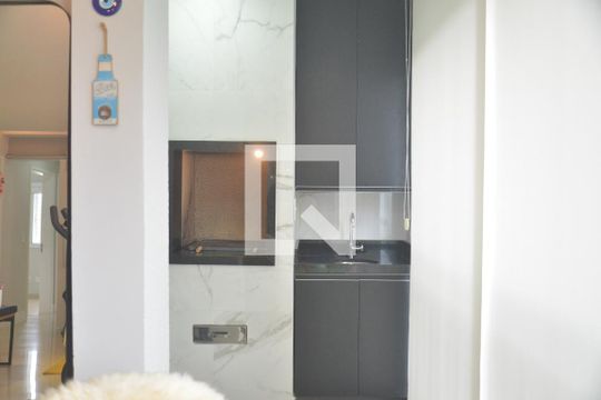 Varanda gourmet de apartamento à venda com 2 quartos, 85m² em Jardim, Santo André