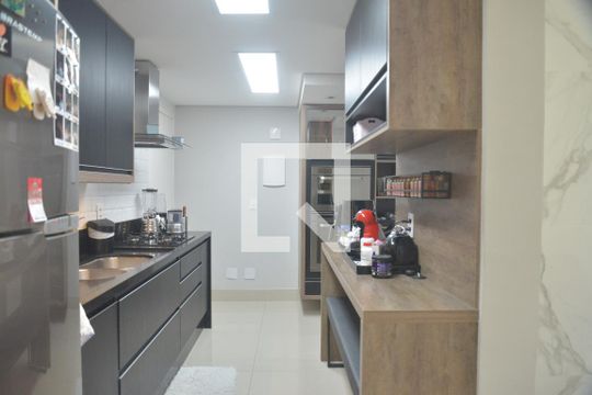 Cozinha de apartamento à venda com 2 quartos, 85m² em Jardim, Santo André