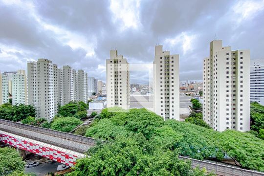 Vista da Sala de apartamento para alugar com 2 quartos, 32m² em Brás, São Paulo