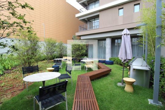 Área Comum - Churrasqueira de kitnet/studio à venda com 1 quarto, 29m² em Indianópolis, São Paulo