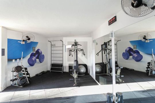 Área Comum - Academia de apartamento para alugar com 2 quartos, 62m² em Planalto, Belo Horizonte