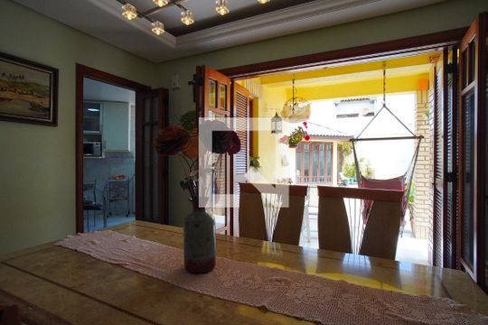 Sala de Jantar de casa para alugar com 4 quartos, 310m² em Jardim Lindóia, Porto Alegre