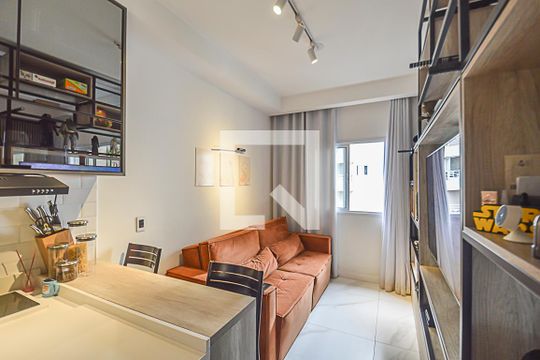 Sala de apartamento à venda com 1 quarto, 36m² em Jardim do Mar, São Bernardo do Campo
