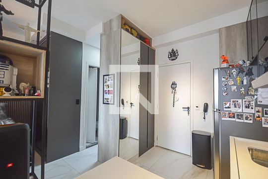 Cozinha de apartamento à venda com 1 quarto, 36m² em Jardim do Mar, São Bernardo do Campo
