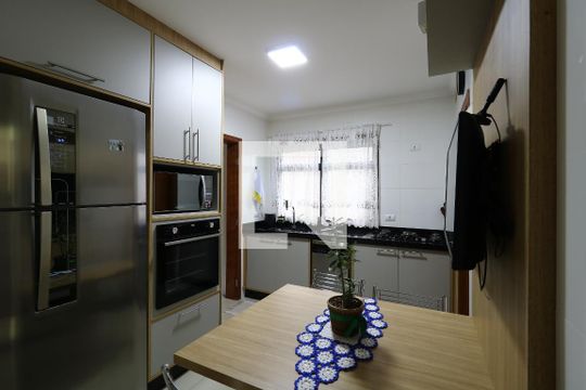 Cozinha de apartamento à venda com 4 quartos, 139m² em Jardim, Santo André
