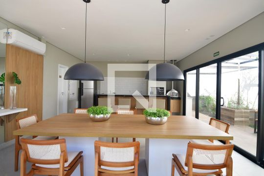 Área comum - Salão de festas de casa de condomínio à venda com 2 quartos, 85m² em Parque Taquaral, Campinas