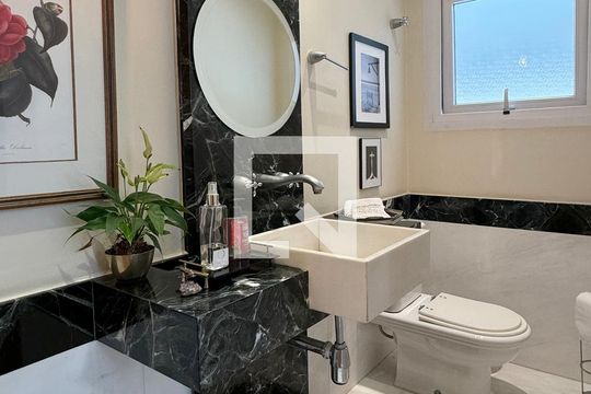Lavabo de casa de condomínio à venda com 4 quartos, 400m² em Residencial Tres (alphaville), Santana de Parnaíba