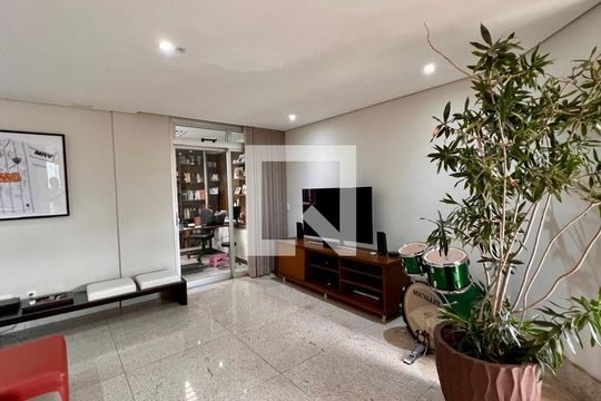 sala 2 de apartamento à venda com 4 quartos, 300m² em Luxemburgo, Belo Horizonte
