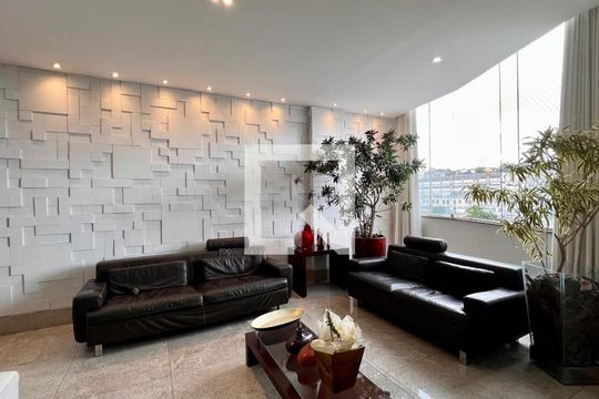 sala de apartamento à venda com 4 quartos, 300m² em Luxemburgo, Belo Horizonte