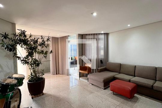sala 2 de apartamento à venda com 4 quartos, 300m² em Luxemburgo, Belo Horizonte