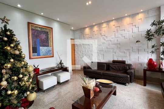 sala de apartamento à venda com 4 quartos, 300m² em Luxemburgo, Belo Horizonte