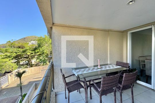Varanda de apartamento à venda com 3 quartos, 83m² em Recreio dos Bandeirantes, Rio de Janeiro