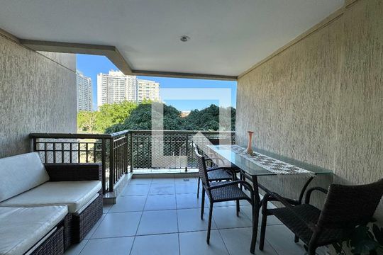 Varanda de apartamento à venda com 3 quartos, 83m² em Recreio dos Bandeirantes, Rio de Janeiro
