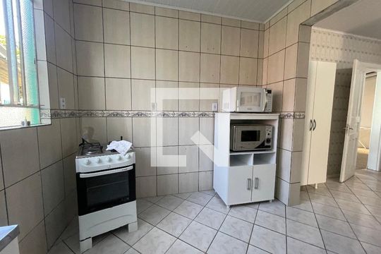 Cozinha de casa à venda com 1 quarto, 140m² em Santos Dumont, São Leopoldo