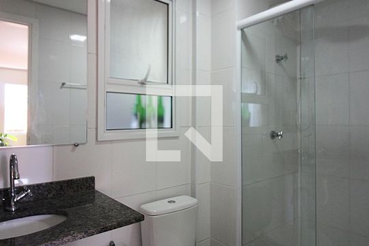 Banheiro Social de apartamento à venda com 2 quartos, 75m² em Jardim Sao Francisco, São Bernardo do Campo