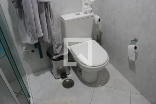 Banheiro da Suíte 1 de apartamento à venda com 3 quartos, 120m² em Santa Paula, São Caetano do Sul