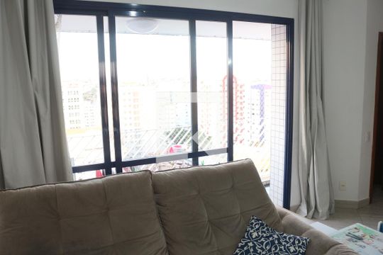 Sala de apartamento para alugar com 3 quartos, 120m² em Santa Paula, São Caetano do Sul