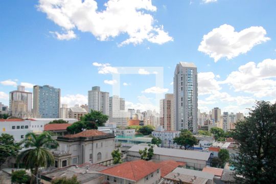 Vista da Suite 1 de apartamento à venda com 2 quartos, 46m² em Centro, Belo Horizonte