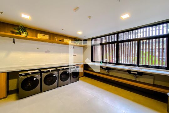 Área comum de kitnet/studio para alugar com 1 quarto, 21m² em Belenzinho, São Paulo