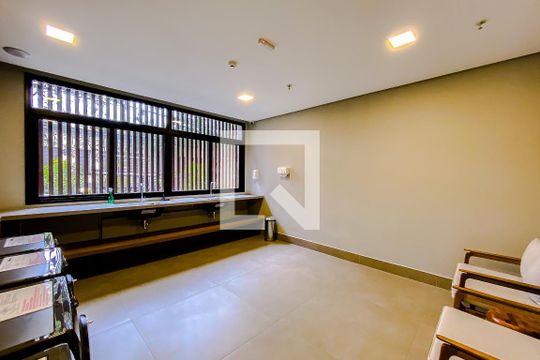 Área comum de kitnet/studio para alugar com 1 quarto, 21m² em Belenzinho, São Paulo