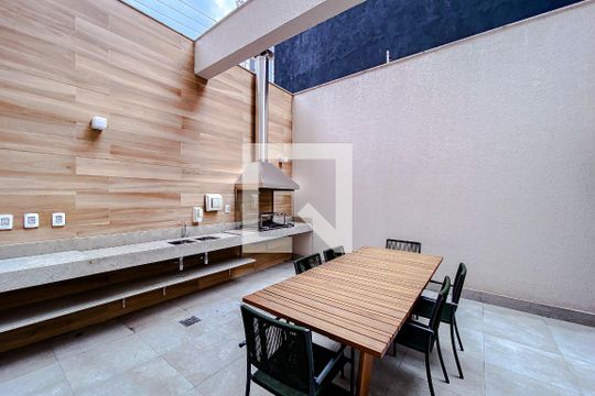 Área comum - Churrasqueira de kitnet/studio para alugar com 1 quarto, 21m² em Belenzinho, São Paulo