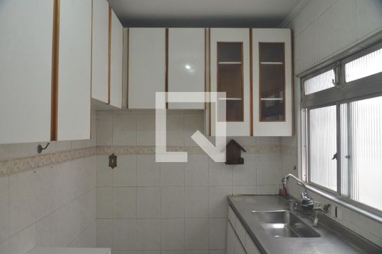 Cozinha de apartamento à venda com 3 quartos, 78m² em Campestre, Santo André
