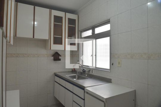 Cozinha de apartamento à venda com 3 quartos, 78m² em Campestre, Santo André