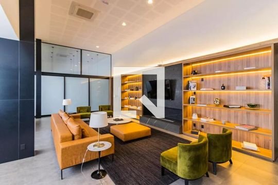 Área Comum - Lounge de kitnet/studio para alugar com 1 quarto, 42m² em Boa Vista, Porto Alegre