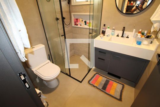 Quarto 3 - Banheiro de apartamento à venda com 3 quartos, 174m² em Vila Pauliceia, São Paulo