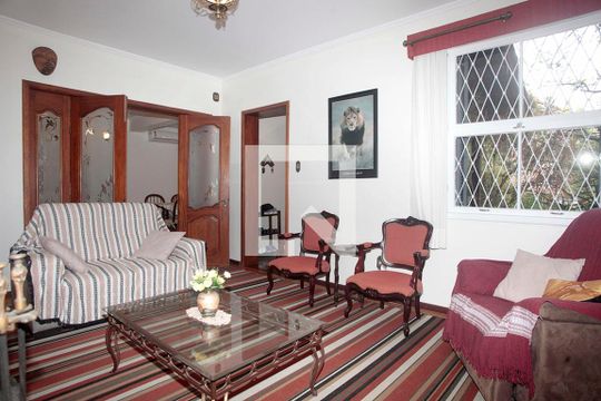 Sala de Estar de casa à venda com 5 quartos, 420m² em Petrópolis, Porto Alegre