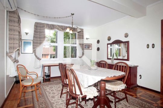 Sala de Jantar de casa à venda com 5 quartos, 420m² em Petrópolis, Porto Alegre