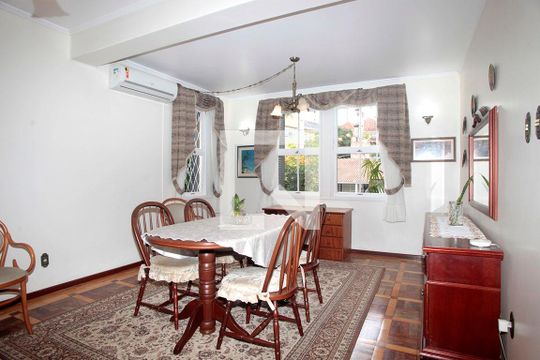 Sala de Jantar de casa à venda com 5 quartos, 420m² em Petrópolis, Porto Alegre