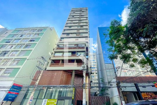 Fachada de kitnet/studio para alugar com 1 quarto, 21m² em Jardim Paulista, São Paulo