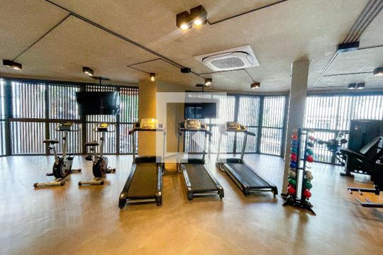 Área comum - Academia de kitnet/studio para alugar com 1 quarto, 21m² em Jardim Paulista, São Paulo