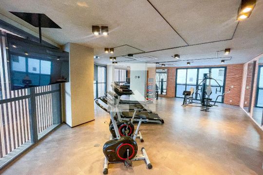 Área comum - Academia de kitnet/studio para alugar com 1 quarto, 21m² em Jardim Paulista, São Paulo