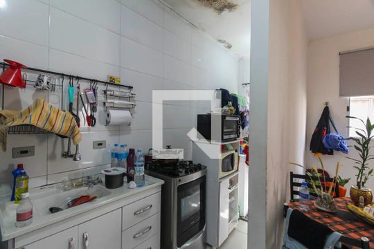 Cozinha de apartamento à venda com 1 quarto, 30m² em Chácara Belenzinho, São Paulo