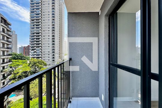 Sacada de apartamento para alugar com 1 quarto, 27m² em Campo Belo, São Paulo