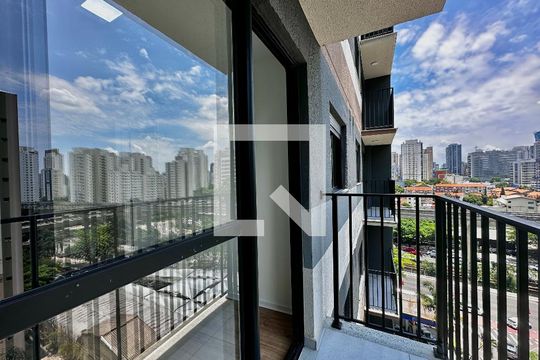 Sacada de apartamento para alugar com 1 quarto, 27m² em Campo Belo, São Paulo