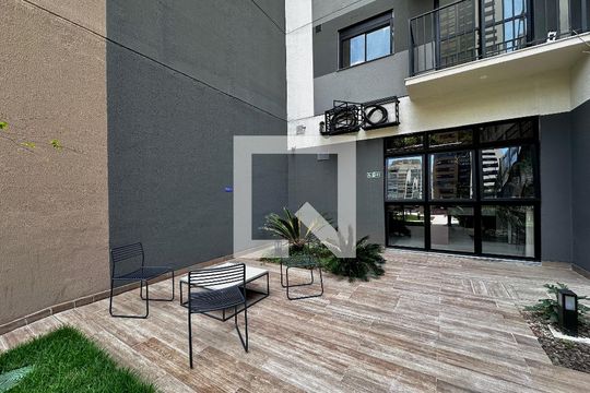 Área comum de apartamento para alugar com 1 quarto, 27m² em Campo Belo, São Paulo