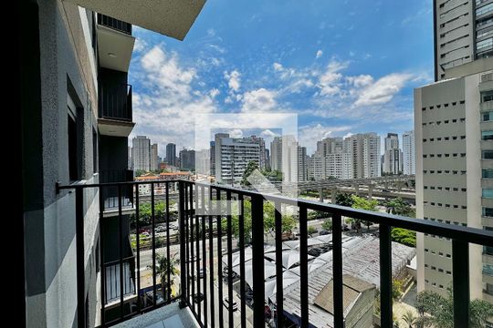 Sacada de apartamento para alugar com 1 quarto, 27m² em Campo Belo, São Paulo
