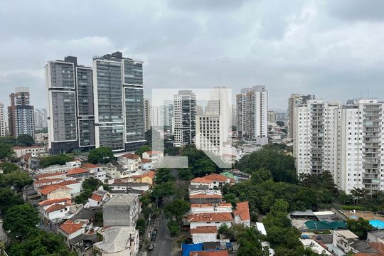 Varanda - Vista  de apartamento à venda com 3 quartos, 187m² em Vila Romana, São Paulo