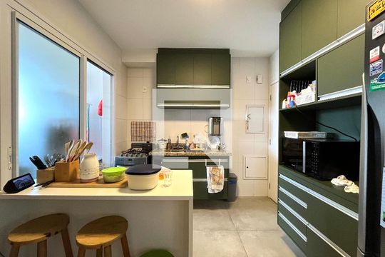 Cozinha de apartamento à venda com 3 quartos, 108m² em Vila Mascote, São Paulo