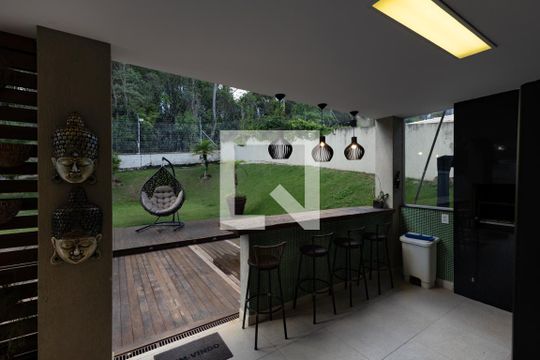 Área comum - Churrasqueira de casa de condomínio à venda com 5 quartos, 350m² em Alphaville, Nova Lima
