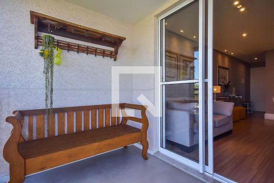 Varanda de apartamento para alugar com 3 quartos, 73m² em Jardim Colombo, São Paulo