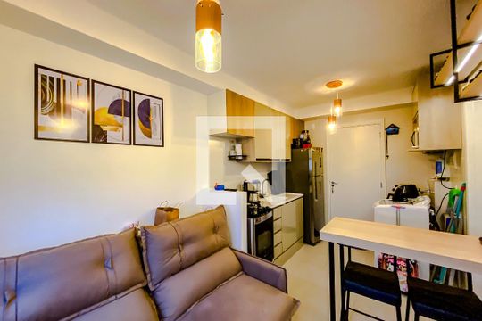 Sala de apartamento à venda com 1 quarto, 30m² em Alto da Mooca, São Paulo